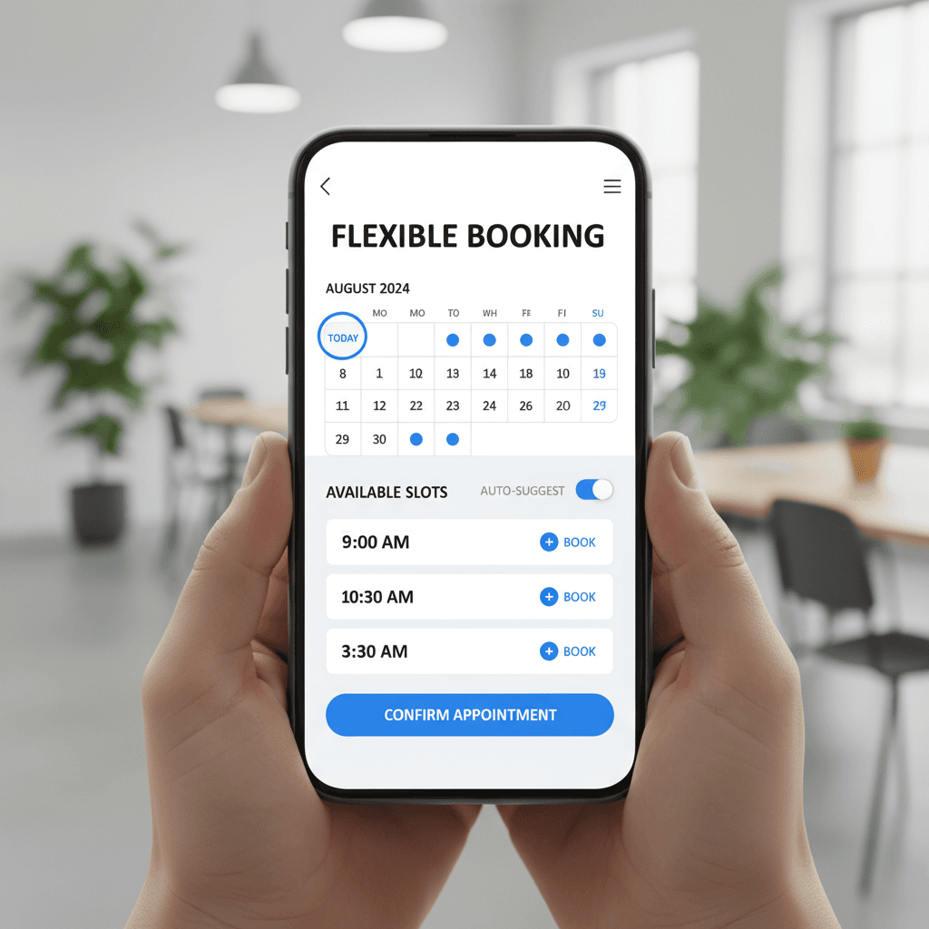 Sistema de reservas flexible