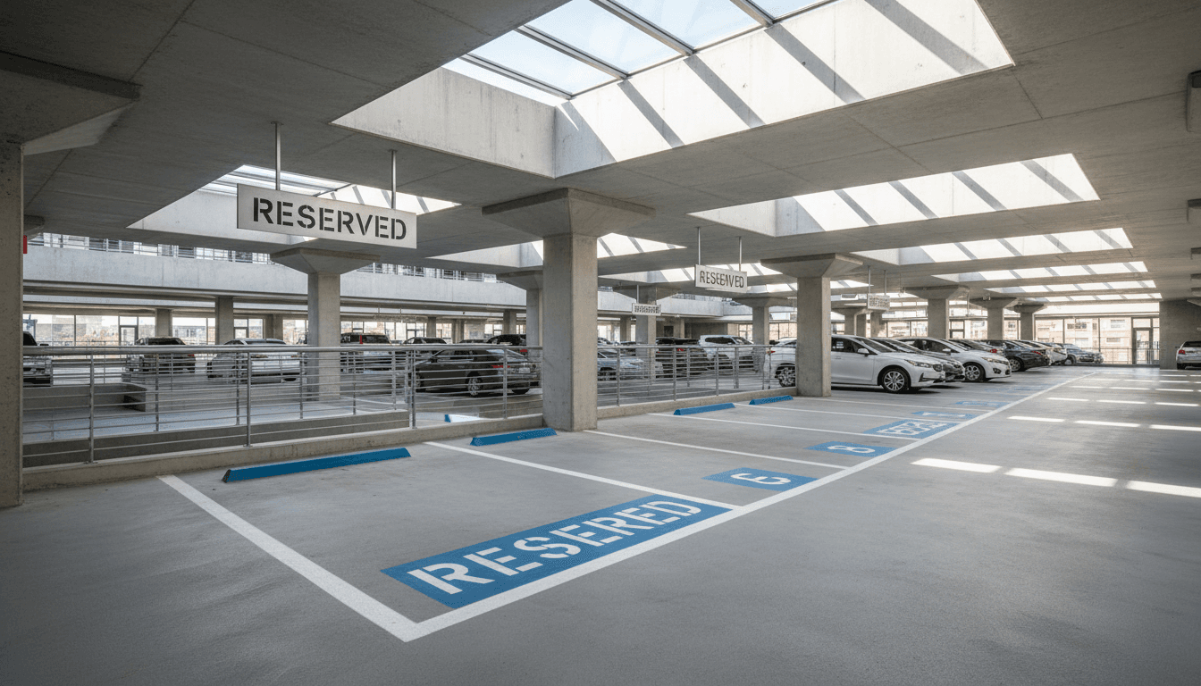Estacionamiento prioritario con carga reservada